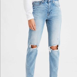 american eagle mom jeans!